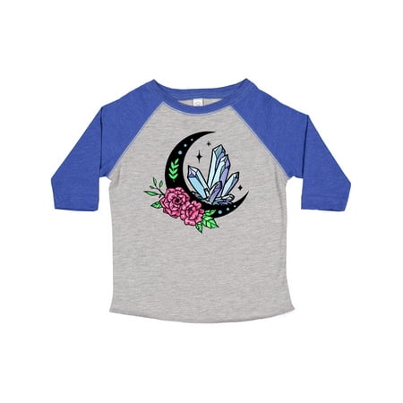 

Inktastic Crystals Moon and Flowers Gift Toddler Boy or Toddler Girl T-Shirt