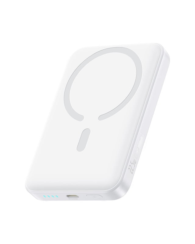 Baseus Wireless Power Bank 10000mAh Magnetic Portable Charger 22.5W MagSafe Charger, White