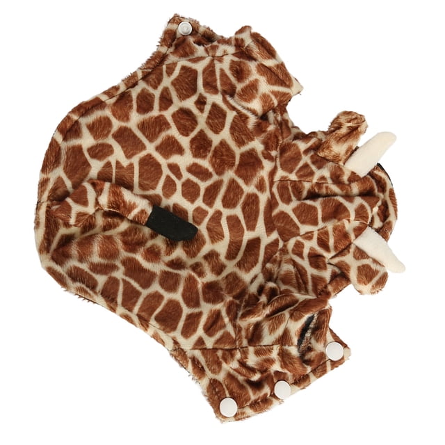 Chaqueta de Invierno Con Diseño de Jirafa Para Perros, Abrigos Cálidos con Capucha para Cachorros, Para Perros Pequeños, Gatos, Mascotas, Actividades en Interiores Y Exteriors