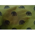 thumbnail image 4 of oneOone Cotton Silk Fabric Elephant Block Printed Craft Fabric BTY 42 Inch Wide, 4 of 4