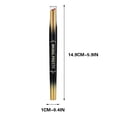 thumbnail image 3 of Lápiz labial de doble punta, delineador de labios automático, resistente a la decoloración, con vaso para delineador de labios automático., 3 of 4