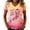 Orange, variant on JULMCOMO Breast Cancer Shirts for Women Breast Cancer Awareness V Neck Loose Fit Casual Soft Tops Short Sleeve Pink Ribbon Graphic Tees Light Blue M