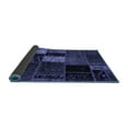 thumbnail image 2 of Ahgly Company Indoor Square Patchwork Blue Transitional Area Rugs, 4' Square, 2 of 4