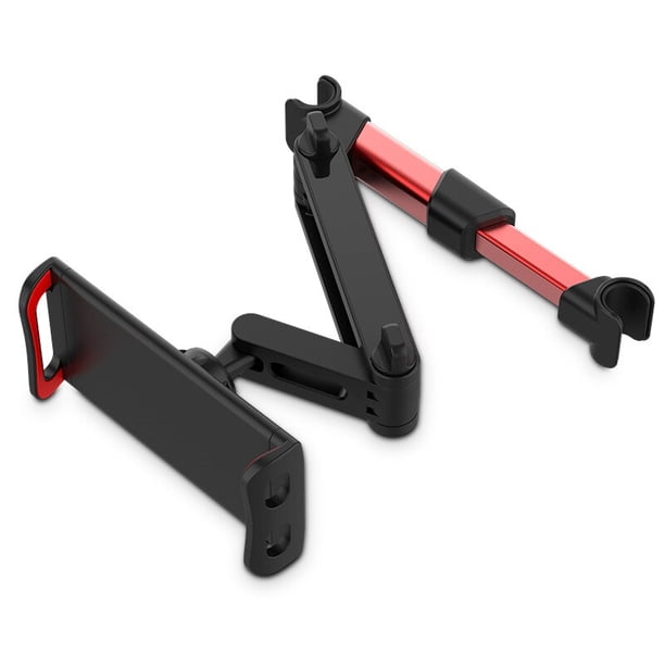 Soporte telescópico para almohada trasera de coche, soporte para teléfono, tableta, asiento, reposacabezas trasero, soporte de montaje para teléfono, 4-11 pulgadas"Red Telescopic" Fivean Soporte para teléfono de coche