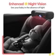 thumbnail image 2 of LUCKVIEW BM1 Cámara para Coche de Bebé, Monitor de Espejo 1080P de 5'' con Visión Nocturna por Infrarrojos, Zoom 3X más Cercano, Vista Completamente Clara para el Asiento Trasero Orientado hacia Atrás, 2 of 5