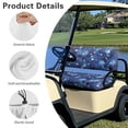 thumbnail image 6 of HUIACONG Star Golf Cart Seat Covers 2 Piece Universal Fit for Club Car EZGO RXV TXT, Non-Slip Easy Install Golf Cart Seat Covers Anti-Slip, 6 of 7