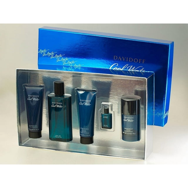 Set de regalo Perfume Davidoff Cool Water para hombre, 5 piezas