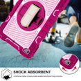 thumbnail image 4 of Funda Color Shock para iPad Mini 4/5 con correa para el hombro, correa de mano, soporte ajustable, a prueba de golpes, apta para niños, 4 of 5