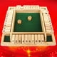 thumbnail image 5 of Venta de liquidación Shut The Box Juego de dados de mesa de pub tradicional de madera para viajes de 4 jugadores, 5 of 6