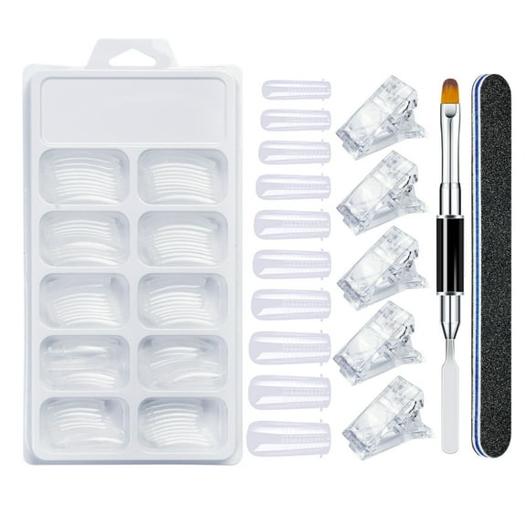 Nail Extension Kit For Beginners And Professionals Clear False Nail Manicure