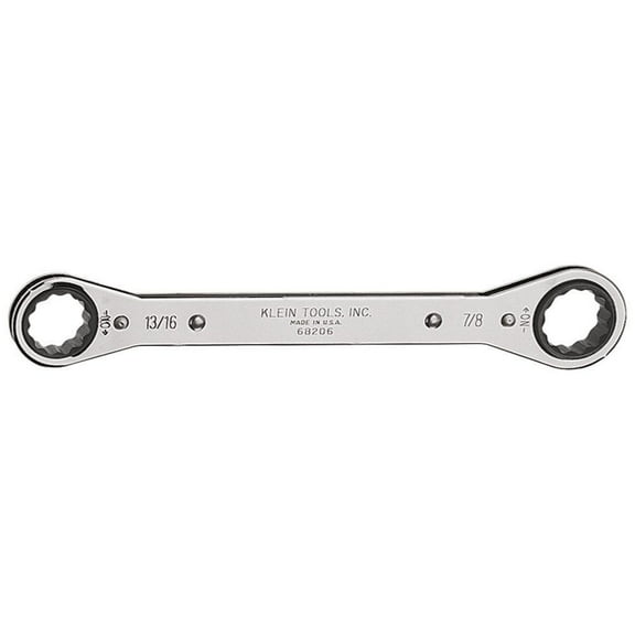 Klein Tools 68206 13/16 in. x 7/8 in. Ratcheting Box Wrench