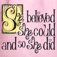 thumbnail image 3 of CafePress - She Believed She Could Sweatshirt - Pullover Hoodie, Hooded Sweatshirt, 3 of 4