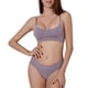 thumbnail image 1 of Conjunto de lencería sin costuras de 2 piezas con cuello en U para mujer: sujetador halter de cintura alta y braguitas, nailon/spandex, ropa de dormir/noche sexy, 1 of 8