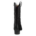 thumbnail image 4 of Josmo Chic Women'S Cowboy and Western Boots: Comfortable Mid, Heel, Pointed Toe and Slip On Design, Black, Size: 6½, 4 of 6