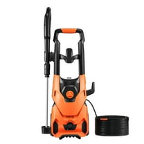 KFFKFF Electric Pressure Washer, 4200 PSI Max with 2.8 GPM, Powerful Cleaning Machine with 4 Quick-Connect Nozzles and Foam Cannon, Suitable for Cars, Fences, Driveways, Patios, and Home Cleaning
