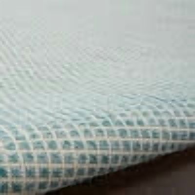 Nourison Courtyard Indoor/Outdoor Ivory Aqua 4' x 6' Area Rug, (4x6)