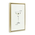 thumbnail image 3 of Stupell Industries Eclectic Dirtier The Better Martini Gold Floating Frame Canvas Art, 21 x 31, by Graffitee Studios, 3 of 8