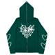 thumbnail image 3 of Sudadera con esternón oscuro europeo y americano para hombre y mujer, sudaderas con capucha góticas para pareja, sudadera de Cremallera larga de talla grande Harajuku 2023, 3 of 4