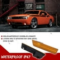 thumbnail image 4 of GTINTHEBOX 2X Amber Lens Front Bumper Side Marker Lights Kit For 2008-2014 Dodge Challenger, 4 of 8