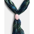 thumbnail image 3 of No Boundaries Women's Kite Scarf, Pink Plaid, 3 of 3