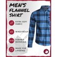 thumbnail image 2 of CANADA WEATHER GEAR Men's Flannel Shirt - Casual Button Down Long Sleeve Sweatshirts for Men (M-XXL), 2 of 7