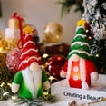 thumbnail image 5 of Gnome Christmas Ornaments with Light, Swedish Tomte Xmas Gnomes Plush Doll, Scandinavian Santa Elf Table Ornaments, Lighting Hanging Christmas Tree Decorations Home Decor, 5 of 10