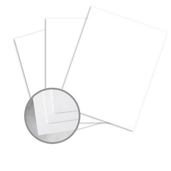CLASSIC CREST Avalanche White Card Stock - 8 1/2 x 11 in 100 lb Cover Smooth 250 per Package