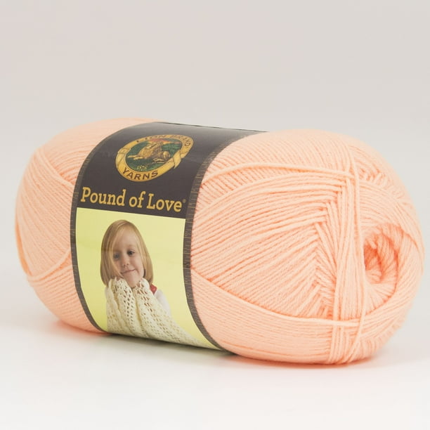 Lion Brand Yarn Pound of Love Creamsicle 550133 Baby Yarn Walmart