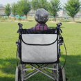 thumbnail image 4 of facefd Sac de Rangement pour Fauteuil Roulant Sac de Voyage pour Seniors Gris, 4 of 9