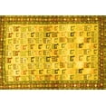 thumbnail image 1 of Ahgly Company Indoor Rectangle Persian Yellow Traditional Area Rugs, 2' x 5', 1 of 4