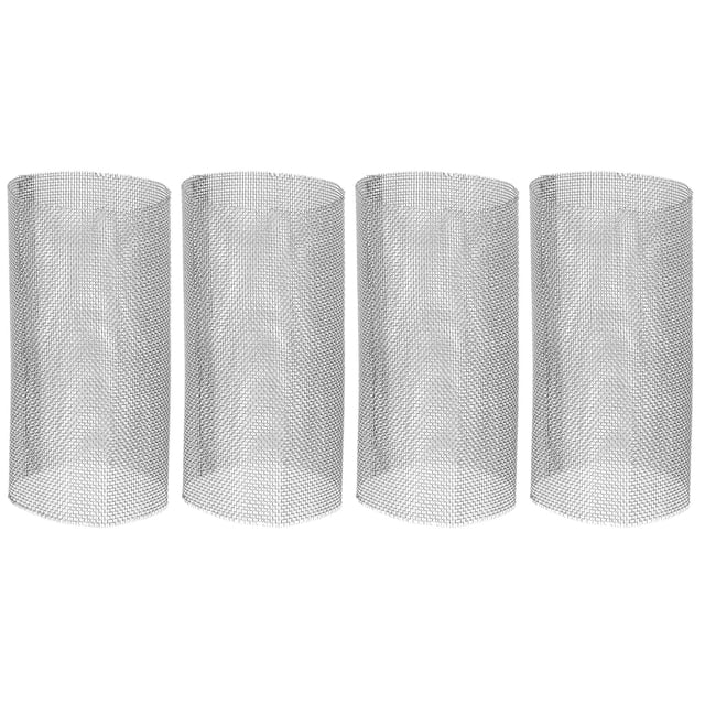Unique Bargains 40 Mesh In-Line Strainer Stainless Steel Filter Screen Replacement, 2 Pair
