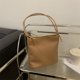 thumbnail image 2 of Bolso de cubo informal de estilo perezoso para mujer, nuevo estilo de otoño, combina con todo, sencillo, para ir al trabajo, bolso de un solo hombro debajo del brazo, bolso de mensajero de moda, 2 of 5