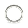 thumbnail image 3 of Gem & Harmony Mens or Ladies Stainless Steel Grooved Wedding Band Ring (6.00MM) for Men, 3 of 5