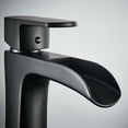 thumbnail image 5 of Zovajonia Matte Black Tall Bathroom Vessel Sink Faucet Single Handle Hole Waterfall Vanity Basin Mixer, 5 of 11