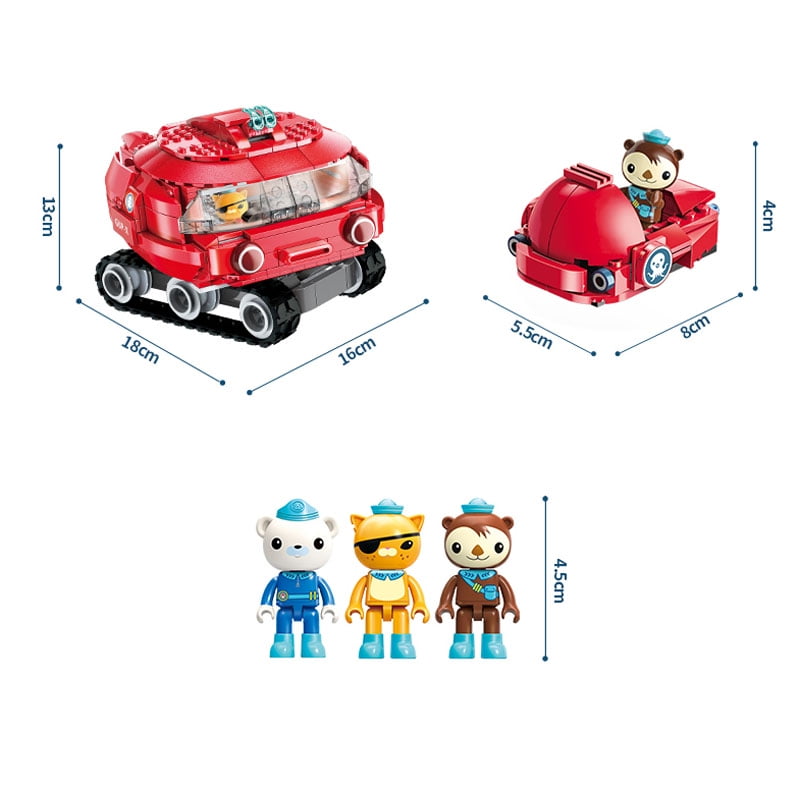 for Age 6+ Octonauts Building Block GUP-X Rescue Vehicle