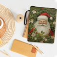 thumbnail image 4 of HELLHERO Christmas Book Club Gifts Book Cover with Lightweight Handle Polyester for Teachers Hardcover Books Book Cover Carrying Case Pocket 11.42 x 8.66 Inch, 4 of 8