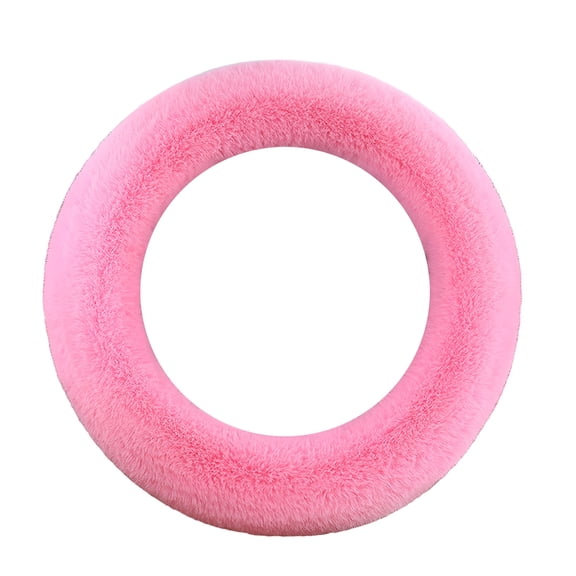 LAMIRO Car Steering Wheel Cover, Furry Car Steering Wheel Cover, Fuzzy Cute Steering Wheel Protector Soft & Winter Warm & Non-Slip, Plush Texture, Steering Wheel Protector Interior Decoration