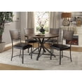thumbnail image 2 of Homelegance Two-Pack Fideo Industrial Style Dining Chairs, Pine, 2 of 6