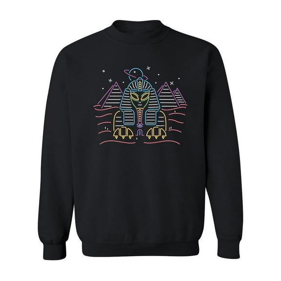 Alien Sphinx Sweatshirt Men -Image by Shutterstock, Male 5X-Large