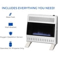 thumbnail image 6 of ProCom Heating Liquid Propane Ventless Blue Flame Heater With Base Feet - 28,000 BTU, T-Stat Control - Model# ML300TBA-B, 6 of 8