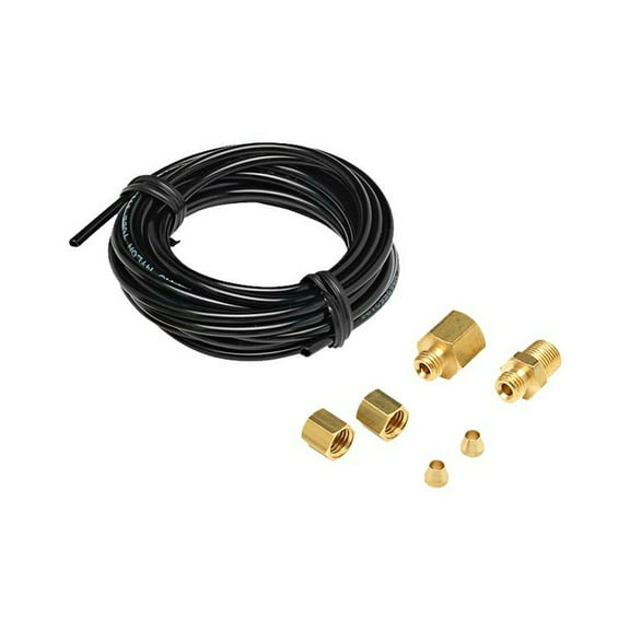 GlowShift | Replacement 9' Black Nylon Boost Gauge Hose Kit for Cars and Trucks