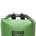thumbnail image 3 of Bolsas A La Deriva Bolsa seca impermeable de 2 l para natación al aire libre, kayak de deriva, paquete de almacenamiento (verde), 3 of 4