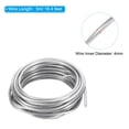 thumbnail image 2 of Uxcell 4mm Bonsai Training Wire Floral Wire Stems Anodized Aluminum Tree Wire 16.4 Feet Total Black 1 Roll, 2 of 6