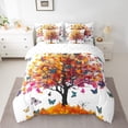 thumbnail image 2 of YST Iridescent Butterfly Tree Of Life 7-Piece Comforter Set, Rustic Aesthetic Animal Bedding Set, Full – Lightweight Design, 2 of 5
