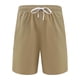 thumbnail image 4 of Ceisia Men's Solid-Color 4-Way Stretch Sports Shorts Elastic Waist Drawstring Casual Shorts Gifts, 4 of 5