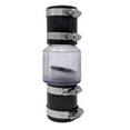 thumbnail image 1 of Silent Pump Check Valve Spring-Loaded Baffle Prevents Sewage Backflow with Clamp, 1 of 4