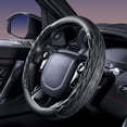 thumbnail image 1 of RKSTN Steering Housse de Roue Voiture Steering Housse de Roue Hiver Texture Cuir Fin Antidérapant Voiture Steering Housse de Protection Roue Général, 1 of 5