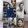 thumbnail image 5 of Cool #7 Jamie Dornan Blanket Ultra Soft Flannel Fleece Blanket Stylish Bedroom Living Room Sofa Warm Blanket All Season Use 40""*50"" （100 * 130cm）, Style-11, 5 of 6