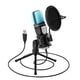 thumbnail image 5 of Professional Grade USB Microphone with RGB Lighting Perfect for Podcasting, 5 of 7