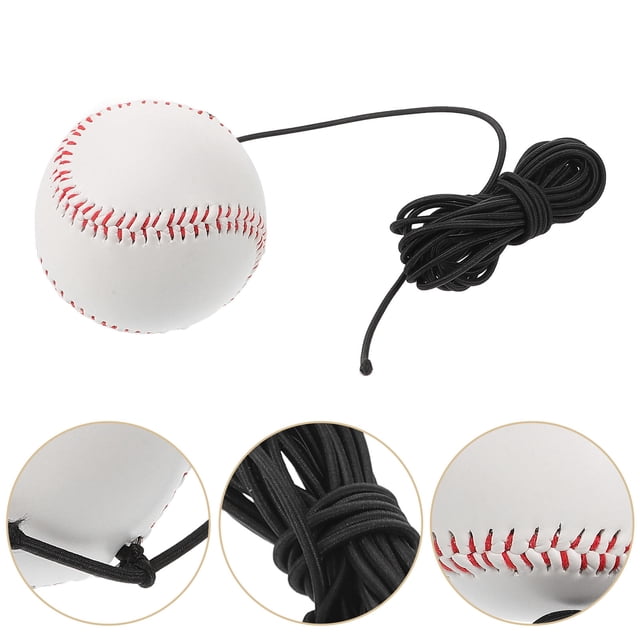 OULII 1 Set of Baseball Practice Tools with White Color and String Shape for Adults Training